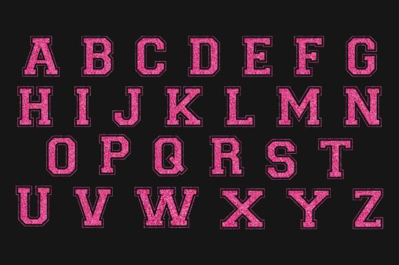 Download Valentine Pink Glitter Fonts PNG - Pink Collection